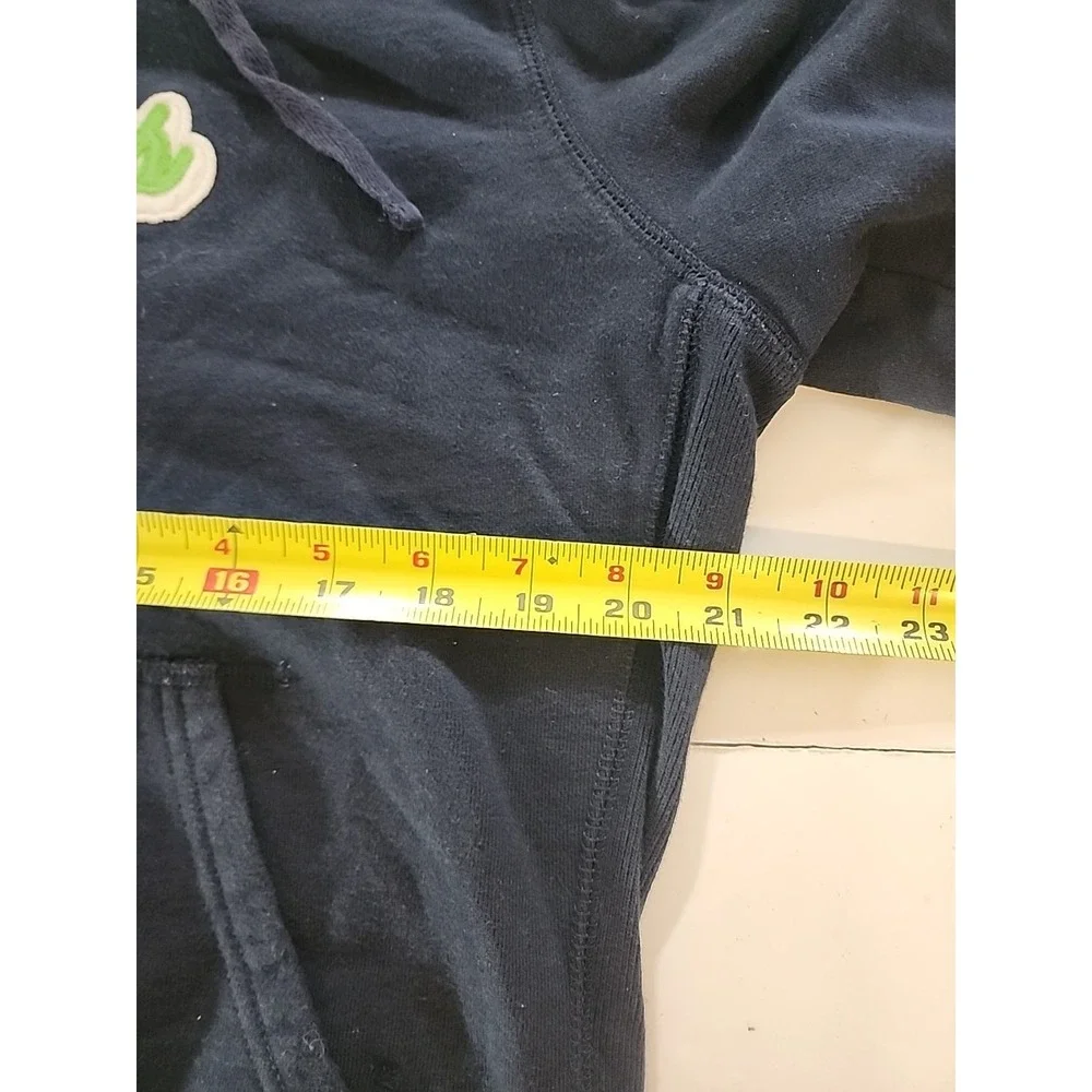 Vintage Polo Jeans Co Ralph‎ Lauren Hoodie Youth XL Fits Mens Small Navy Green